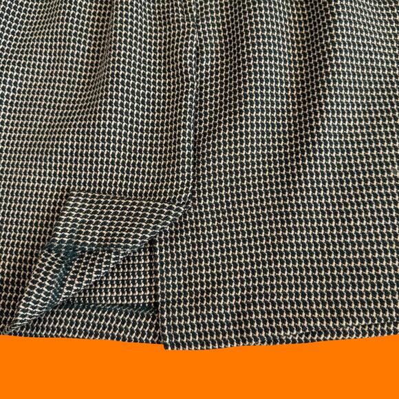 90's vintage houndstooth high waisted pencil mini skirt Size 5 byer too! - Picture 5 of 7